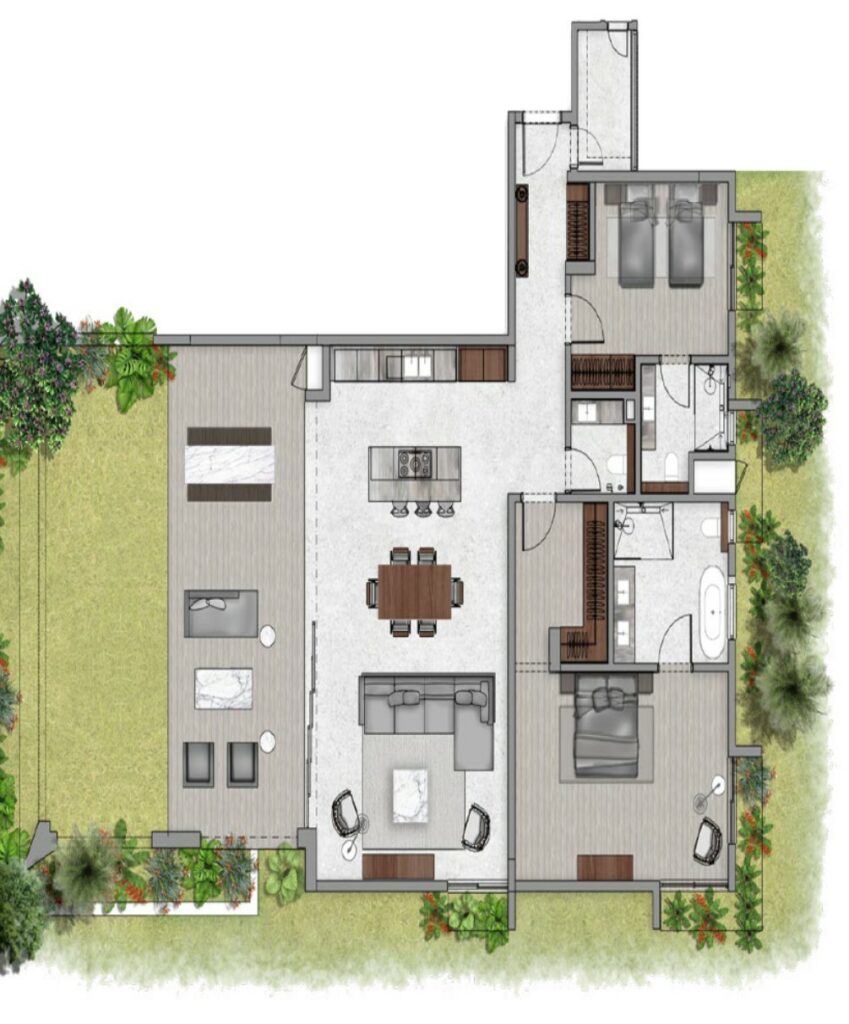 Mont Choisy Golf & Beach Estate  I 2 Chambres Type A